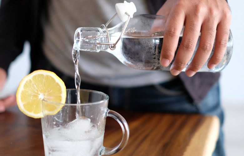 Wasser trinken für die Gesundheit