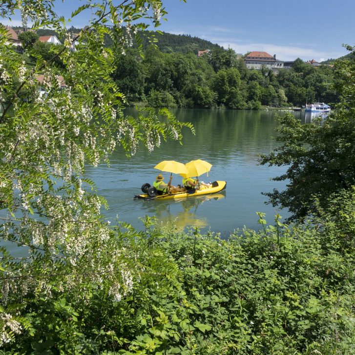 Tretbootfahren auf dem Rhein / Quelle: pixabay.com